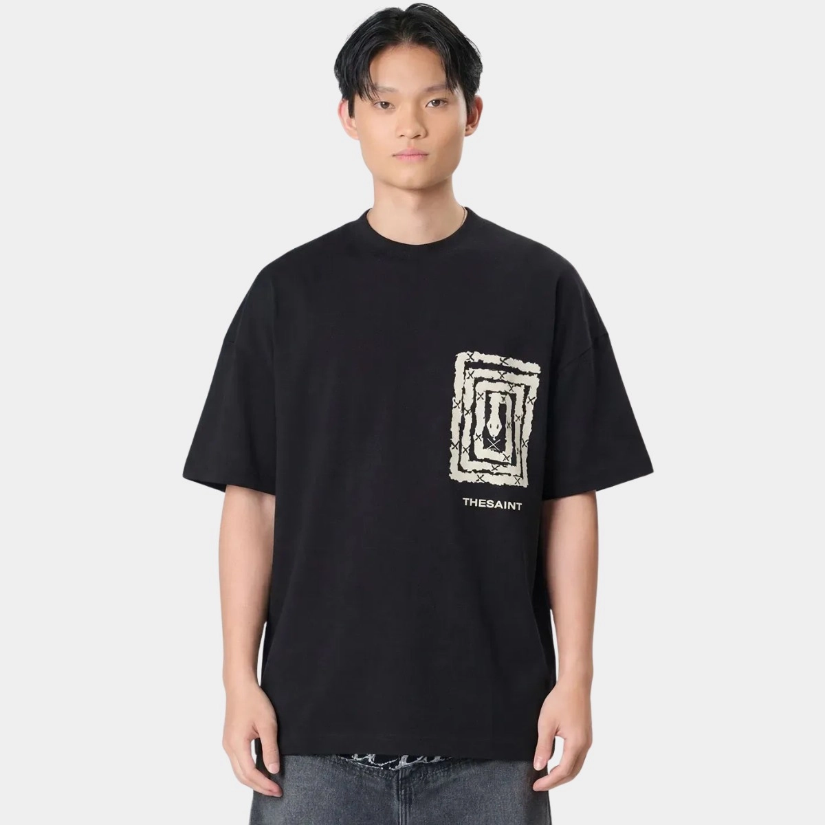 CAMISETA THESAINT OVERSIZED LABIRINTO