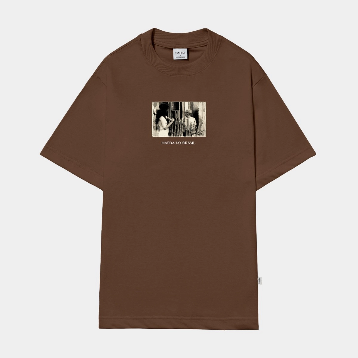 CAMISETA BARRA ANCESTRAL MARROM