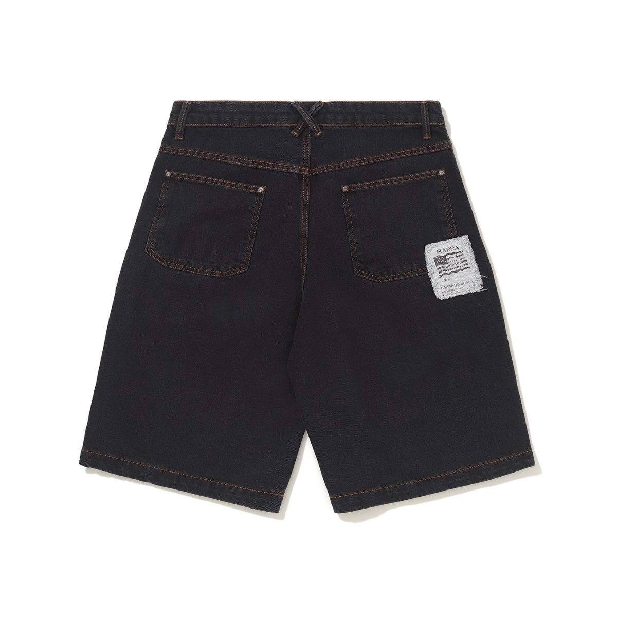 BERMUDA JEANS BARRA BICOLOR