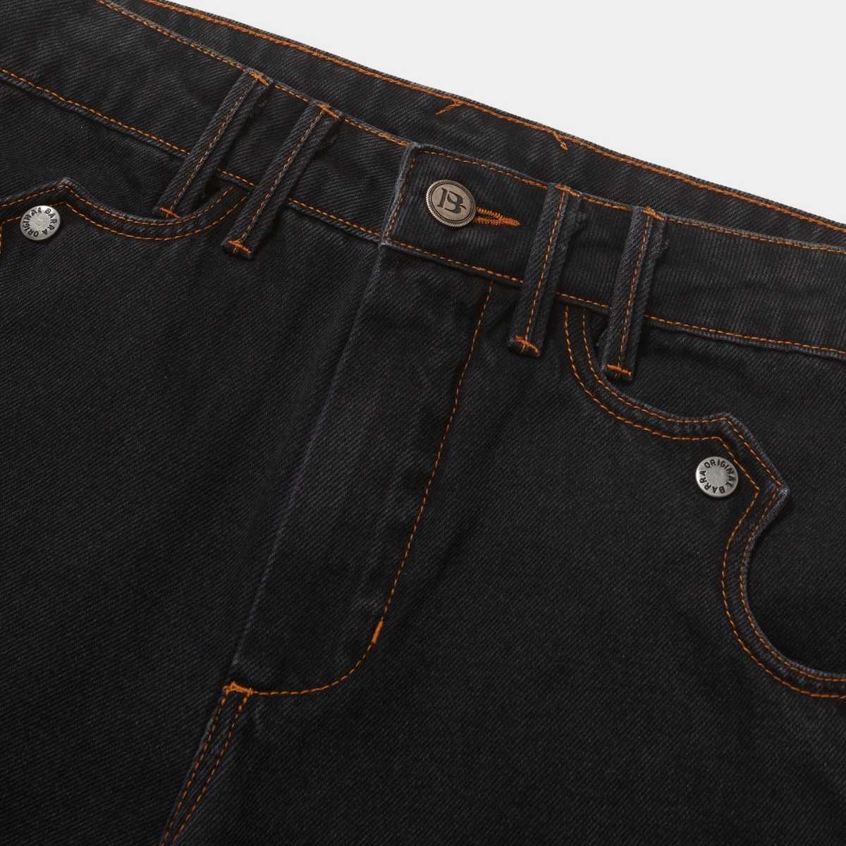 BERMUDA JEANS BARRA BICOLOR