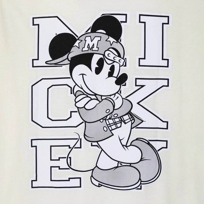 CAMISETA HIGH MICKEY SCRIPT WHITE