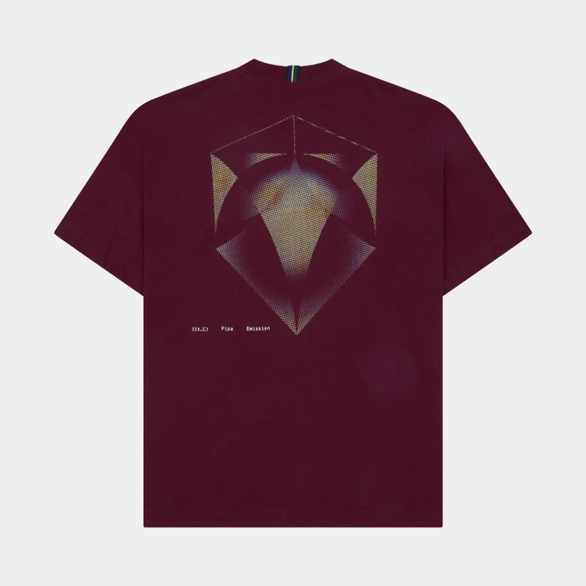 CAMISETA CLASS PIPA DIGITAL BURGUNDY