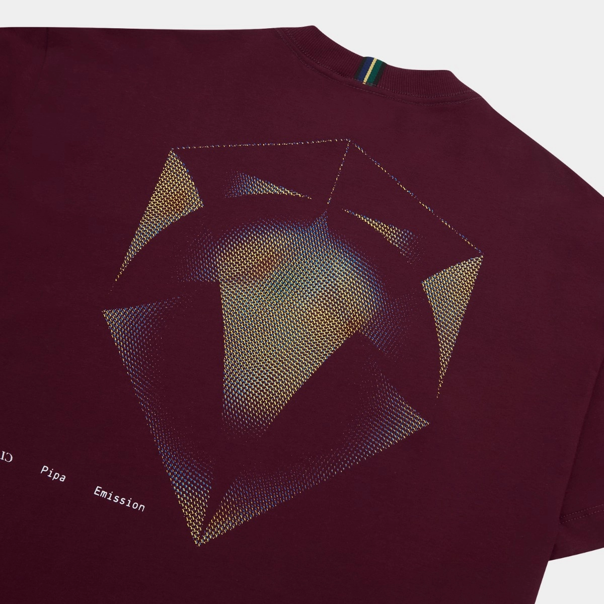 CAMISETA CLASS PIPA DIGITAL BURGUNDY