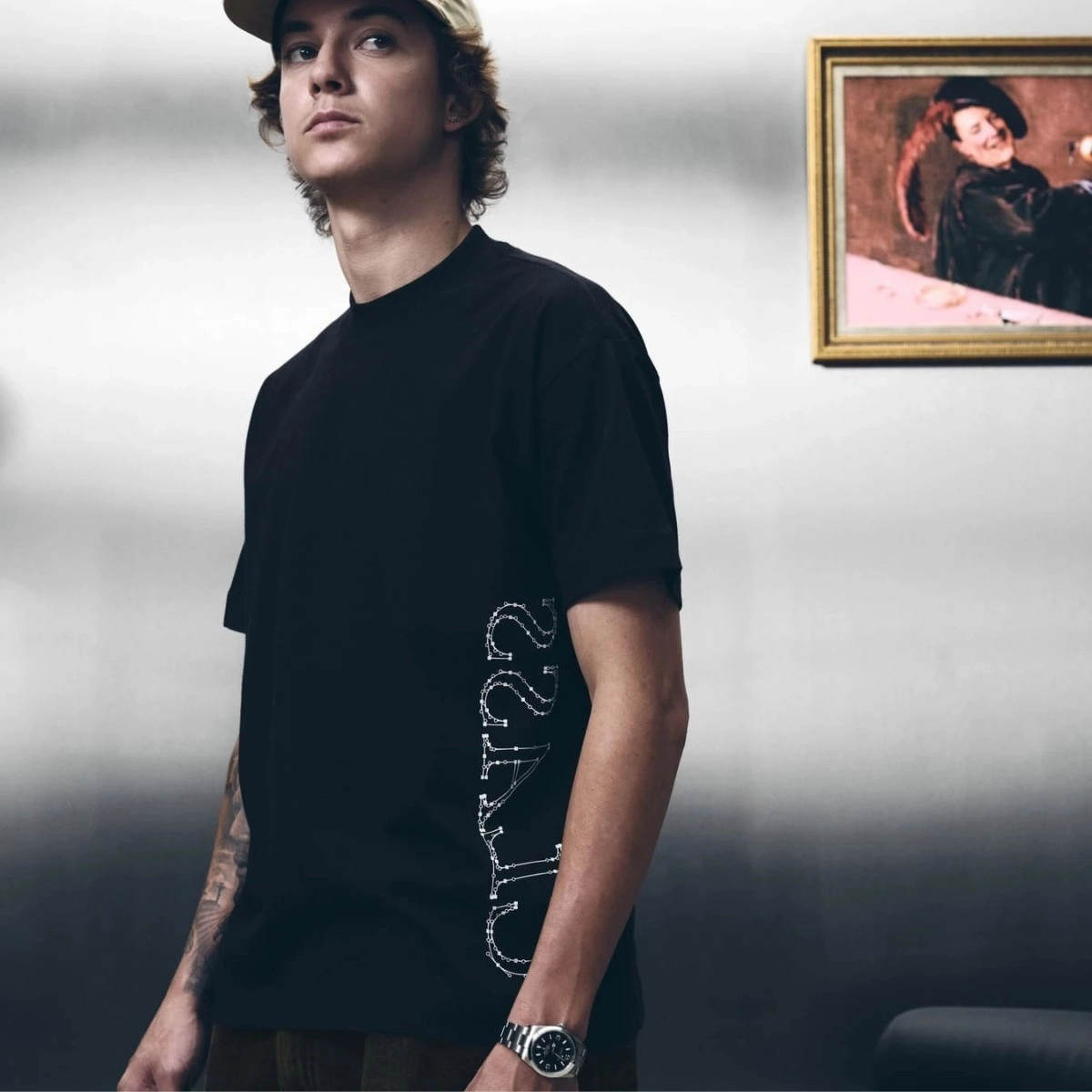 CAMISETA CLASS INVERSO BLUEPRINT BLACK