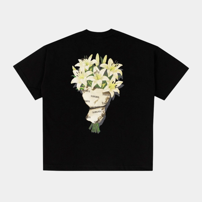 CAMISETA SUB FLOWERS BOXY