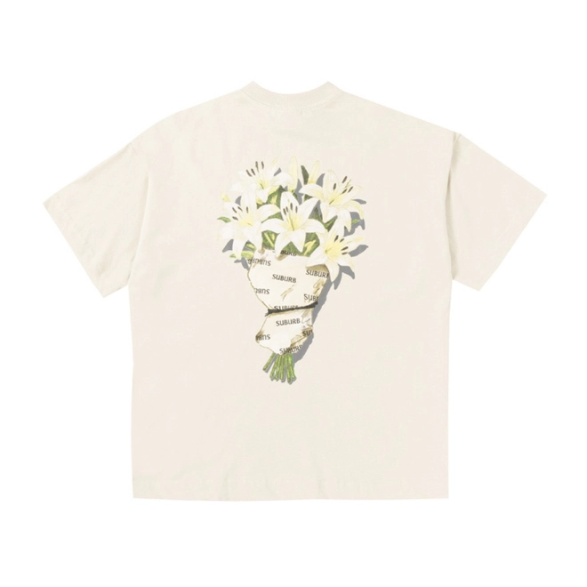 CAMISETA SUB FLOWERS BOXY