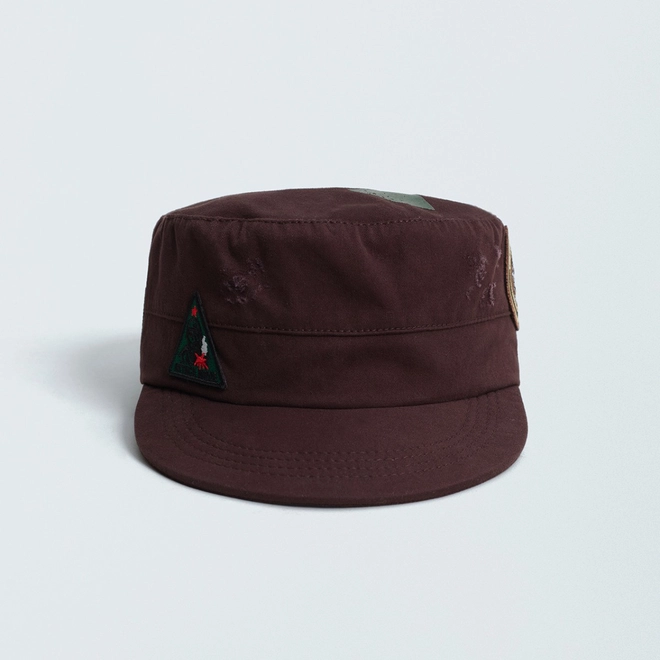 BONÉ QC COMBAT PATCH HAT COFFEE
