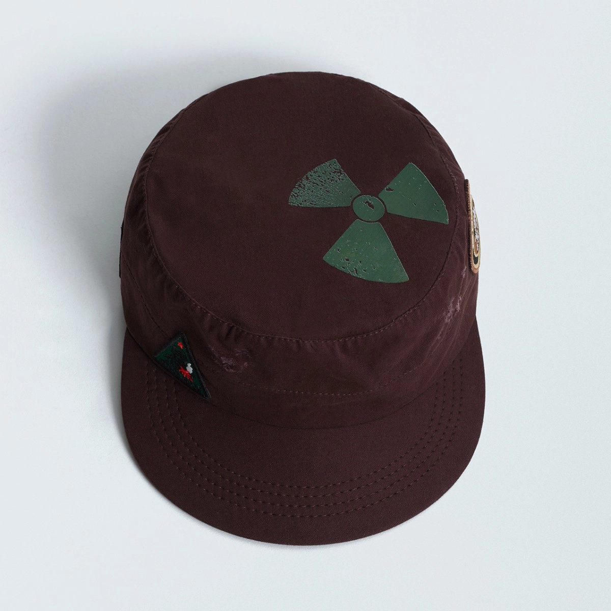 BONÉ QC COMBAT PATCH HAT COFFEE