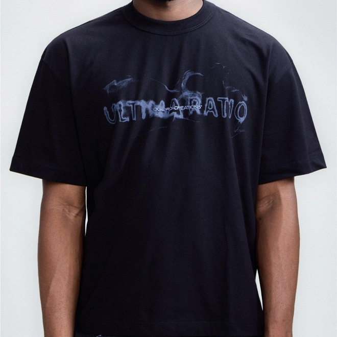 CAMISETA QC FOGGY RATIO BOXY BLACK