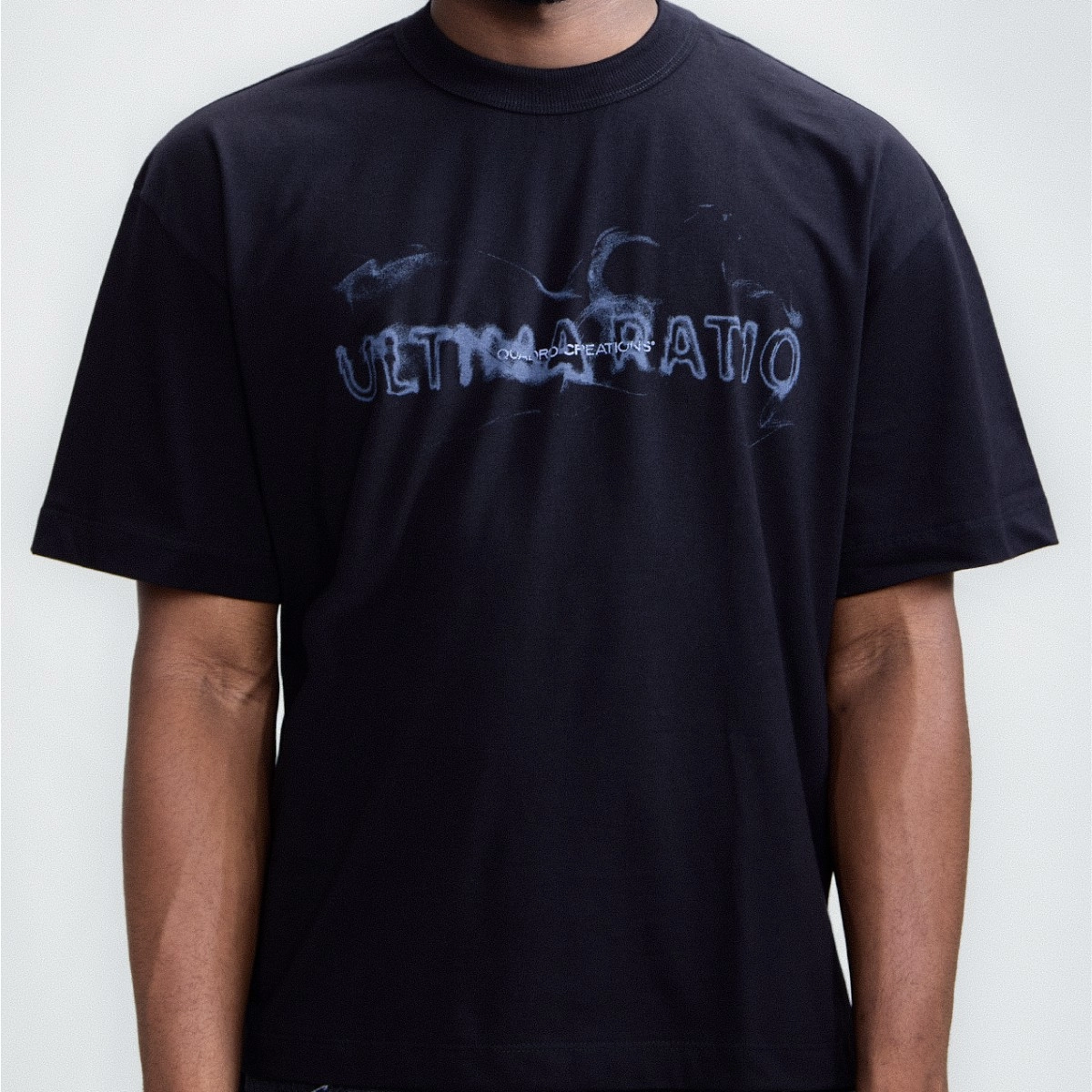 CAMISETA QC FOGGY RATIO BOXY BLACK
