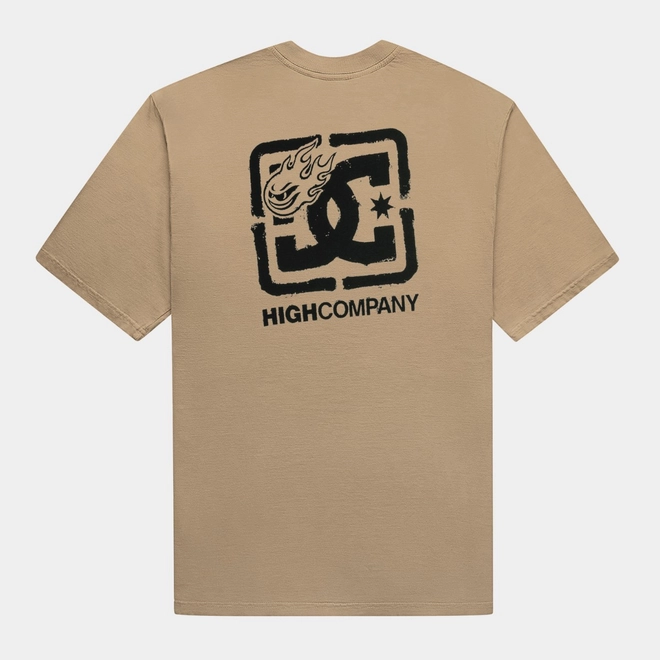 CAMISETA HIGH x DC SPRAY BEIGE
