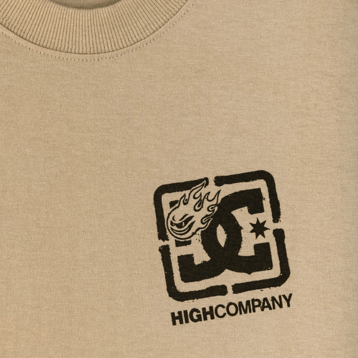 CAMISETA HIGH x DC SPRAY BEIGE