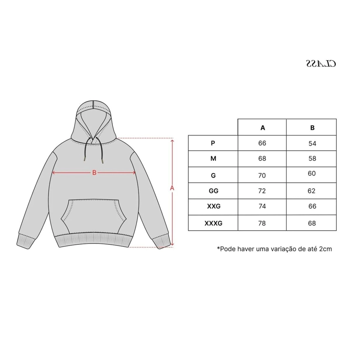 MOLETOM CLASS "INVERSO" BLACK
