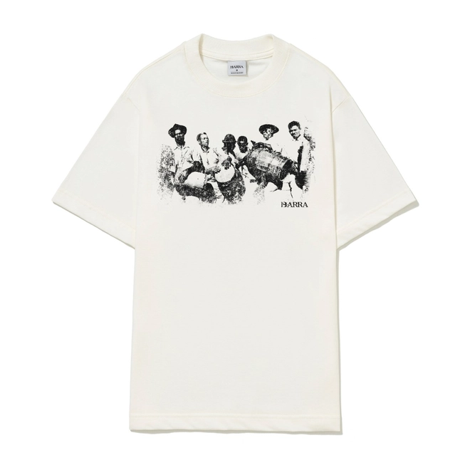 CAMISETA BARRA CONGADA OFF WHITE