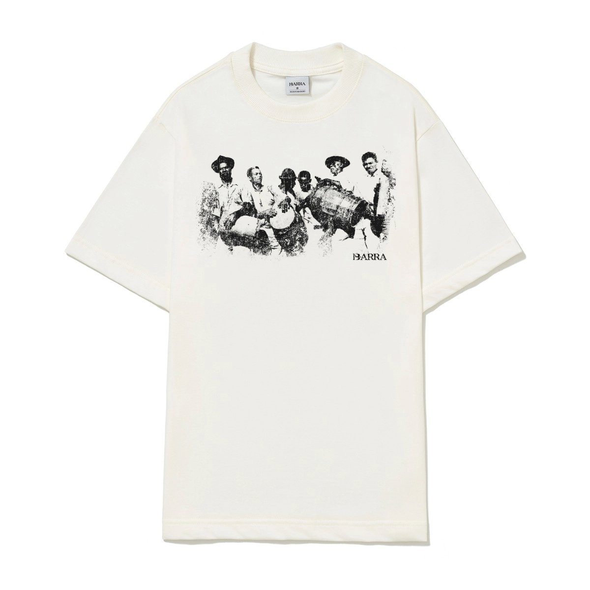 CAMISETA BARRA CONGADA OFF WHITE