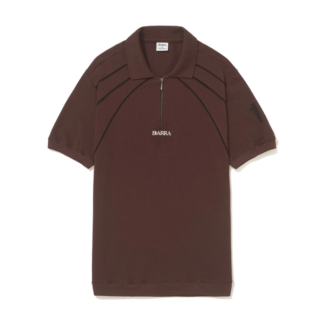 CAMISETA POLO BARRA SOUVENIR MARROM