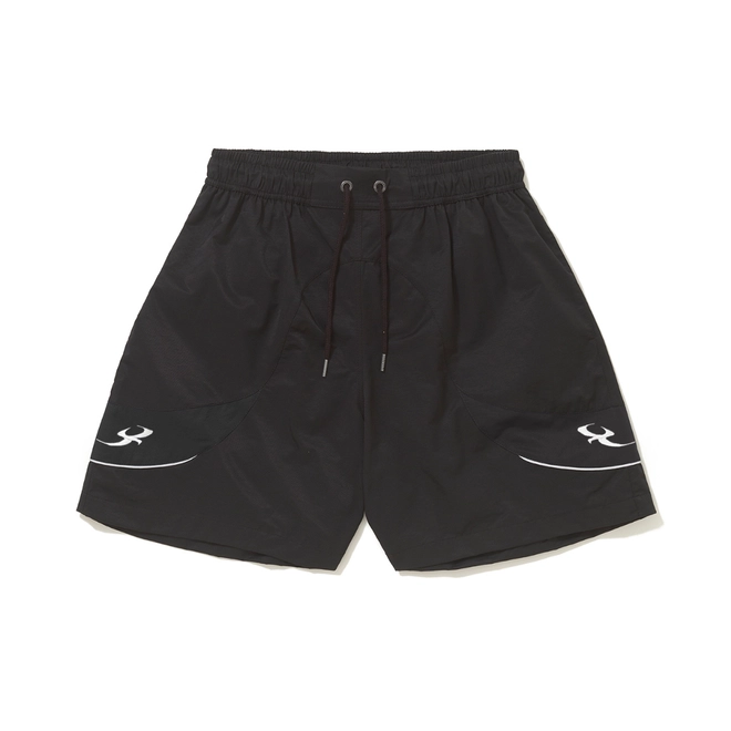SHORT BARRA CIRCULAR B GARÇA PRETO