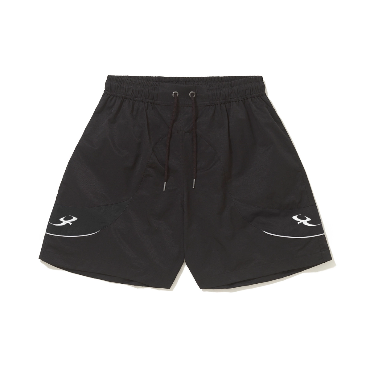 SHORT BARRA CIRCULAR B GARÇA PRETO