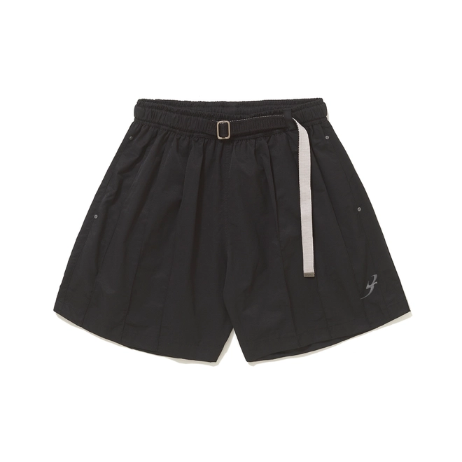 SHORT BARRA NERVURAS B GARÇA PRETO