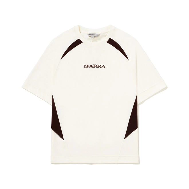 CAMISETA BARRA RECORTADA REMIX OFF WHITE