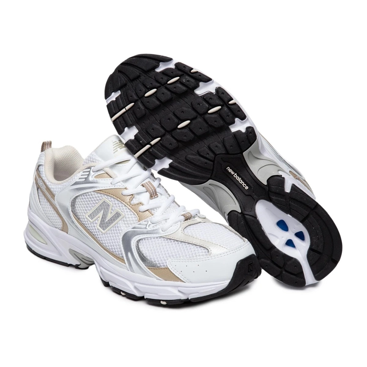 TENIS NEW BALANCE 530 BRANCO COM BEGE