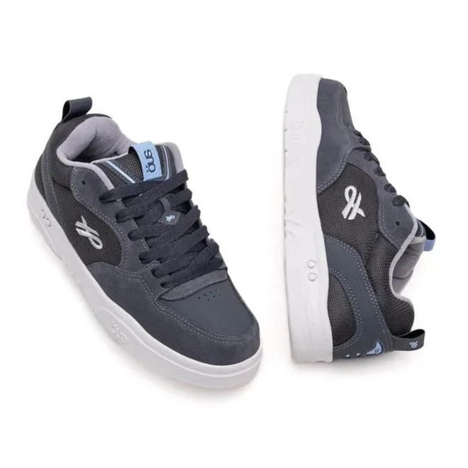 TENIS ÖUS FLUENTE CINZA AZUL INOX ESSENCIAL