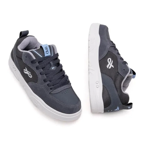 TENIS ÖUS FLUENTE CINZA AZUL INOX ESSENCIAL
