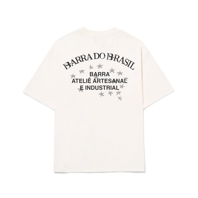 CAMISETA BARRA CONSTELAÇÃO ATELIÊ OFF WHITE