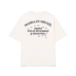 CAMISETA BARRA CONSTELAÇÃO ATELIÊ OFF WHITE