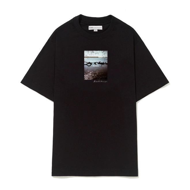 CAMISETA BARRA AMBIENTE MANGUE PRETA