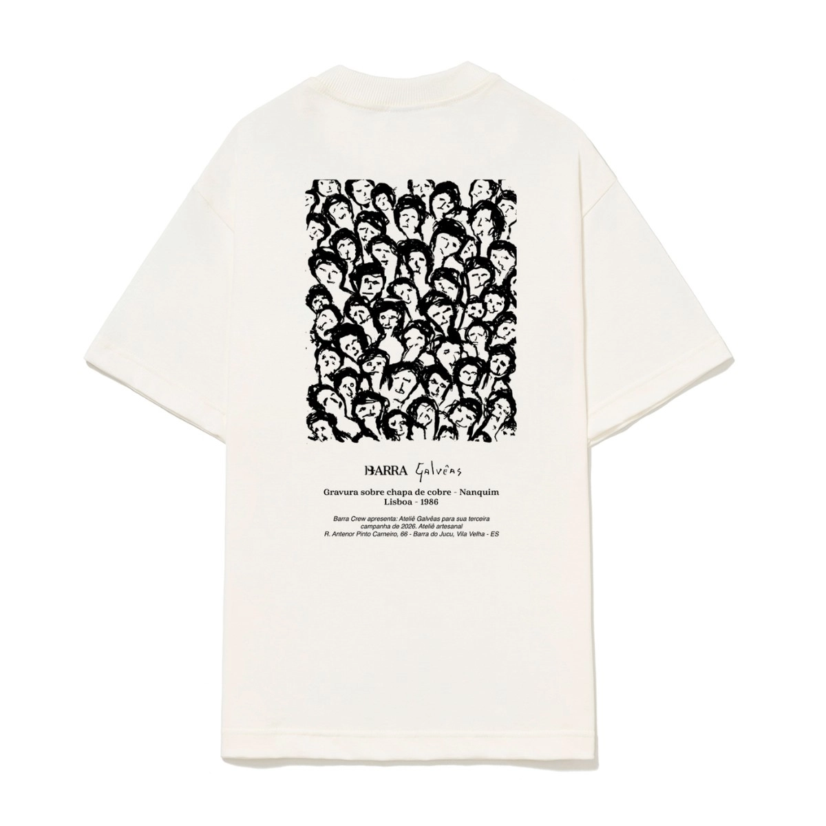 CAMISETA BARRA "NÃO EXISTE ARTE SEM PÚBLICO"