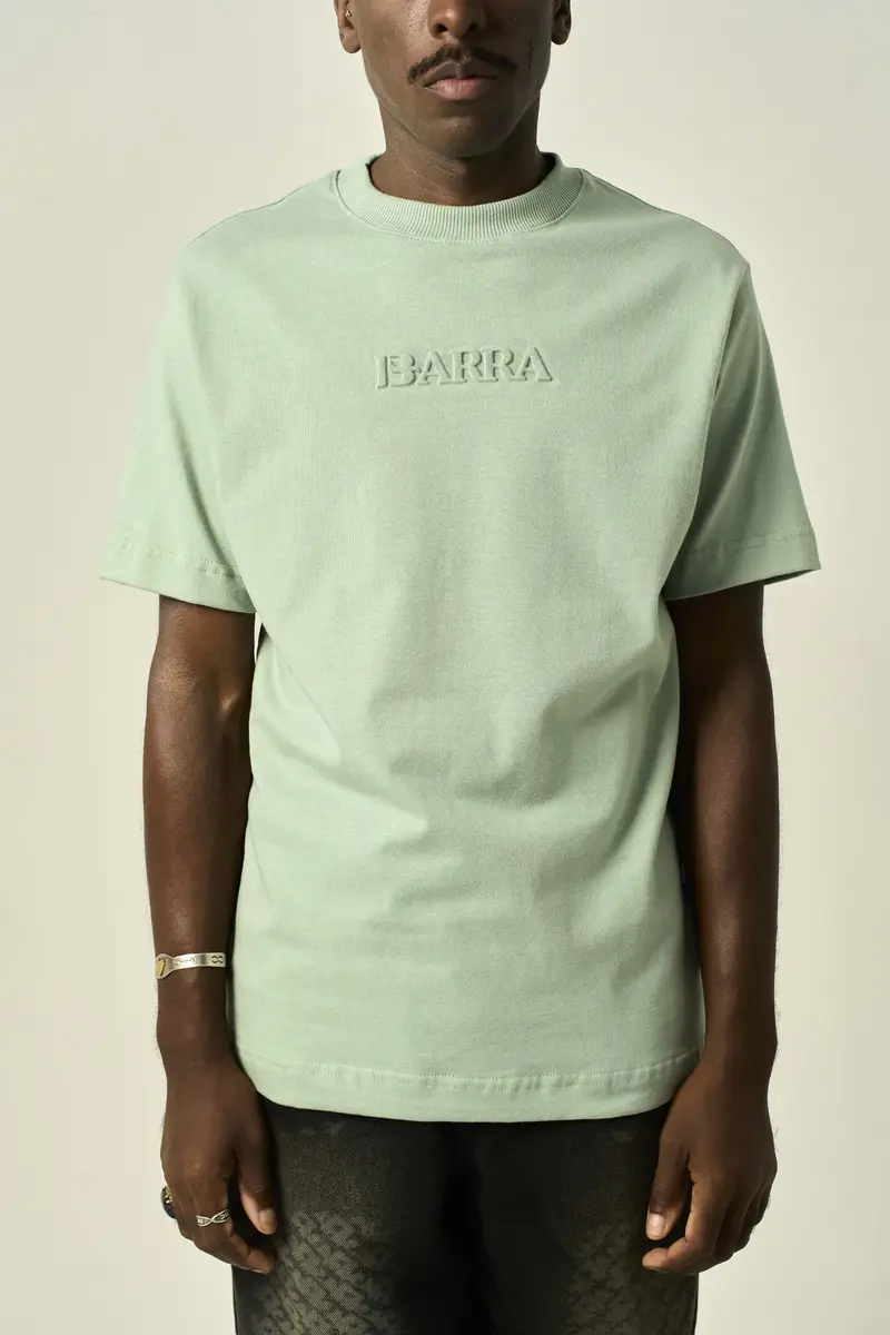 CAMISETA BARRA CREW ALTO RELEVO